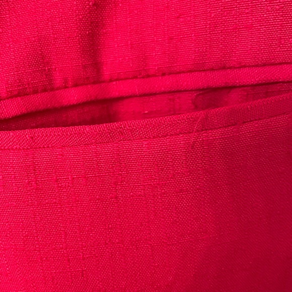 Sag Harbor women’s red two buttons , textured size 18 Blazer. - Picture 4 of 6